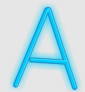 neon letters