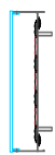doosletters met directe en indirecte verlichting doorsnede profiel 5s++