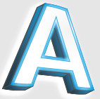 doosletters met directe en indirecte verlichting profiel 4 met aluminium sluitkader
