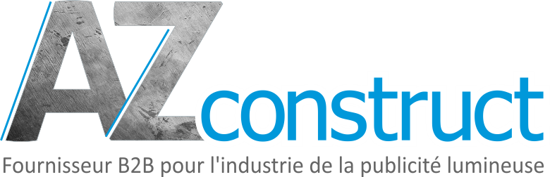 AZ-construct Fourniseur B2B pour l'industrie de la publicité lumineuse